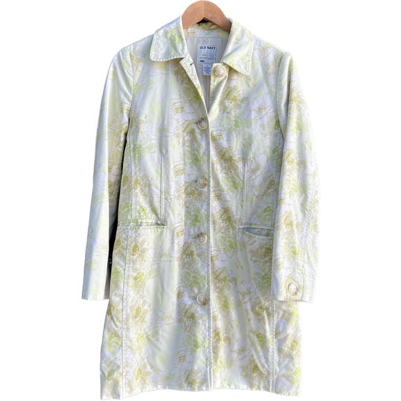 Old Navy Cotton Trench, Medium, EUC, matches everything! - Picture 1 of 6
